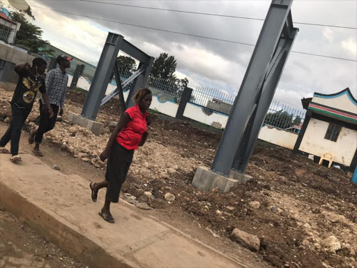 Footbridge under at Baba Ndogo /MAUREEN KINYANJUI