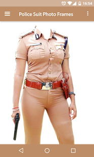 Police dress frame png