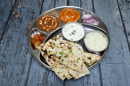 Garlic Naan Thali