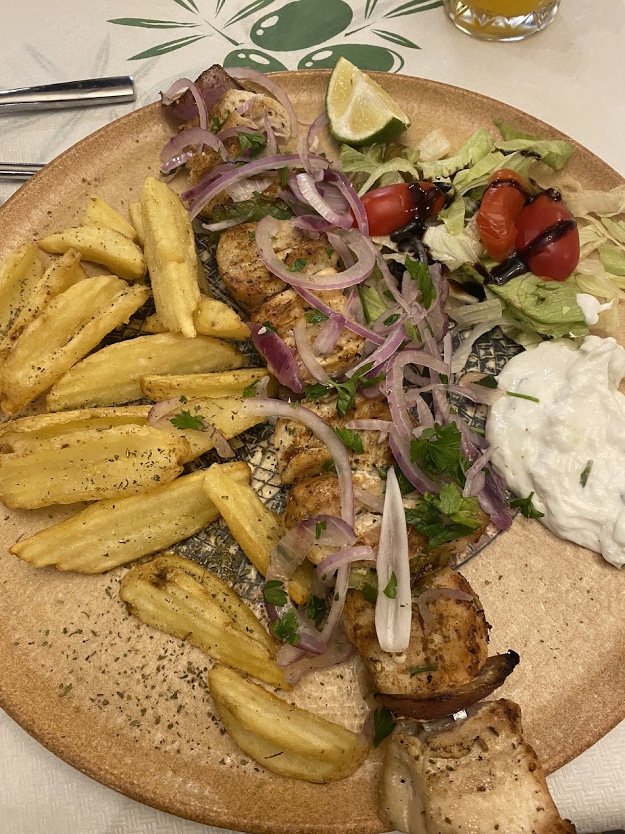 Gluten-Free at Mama Sofia restaurant