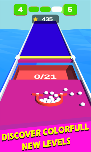 Picker Ball Road Cleaner Sweeper Cubes Color 3D APK MOD screenshots 5