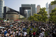 Hong Kong students took their pro-democracy protest to government headquarters. Picture Credit: Reuters