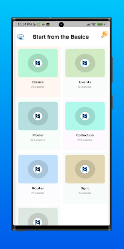 Screenshot Learn Backbone.js Offline