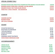 Keyar Henshel menu 3