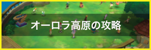 オーロラ高原の攻略