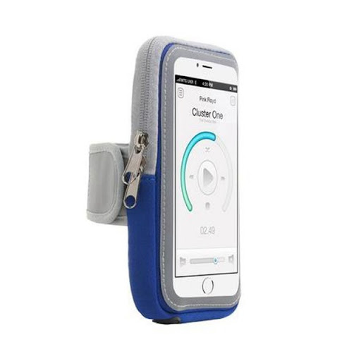 Title 6, Running sports arm bag for mobile phones. Secur...