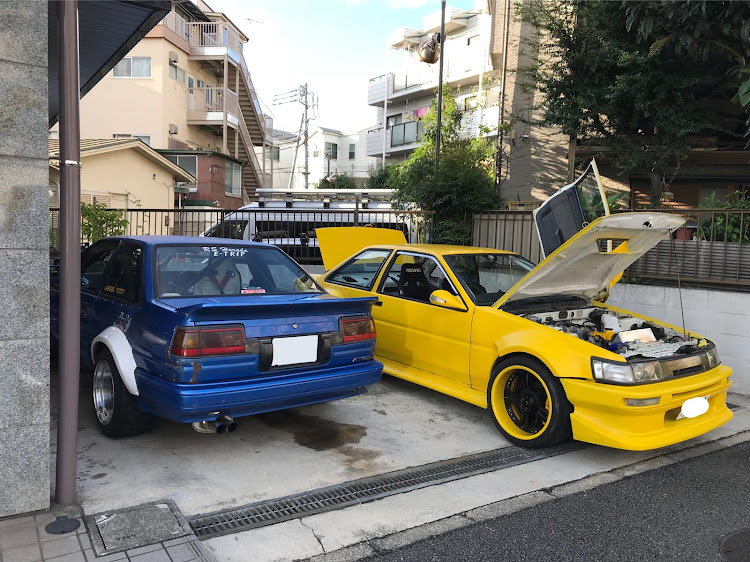 カローラレビンのAE86・ハチロク・ガルウィング・オバフェン・深リムに関するカスタム事例の投稿画像2枚目