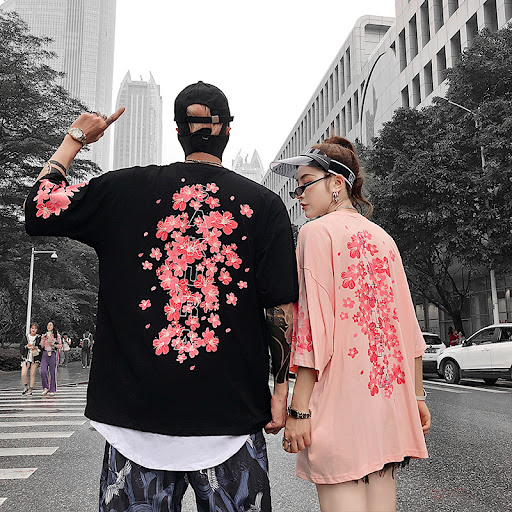 Title 2, Sakura couple summer short sleeve