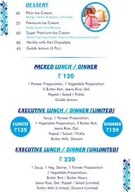 Kamal's Restaurant And Banquets menu 8