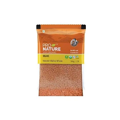 Pro Nature 100% Organic Masoor Malka Whole - 1 pc