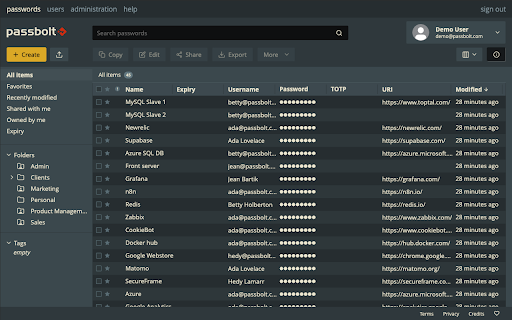 Passbolt - Open source password manager