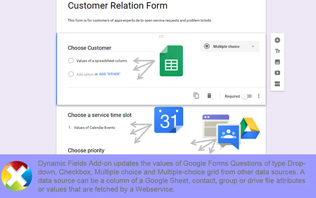 Dynamic Fields G Suite Marketplace