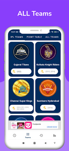 Screenshot IPL 2024 Schedule - Team Squad