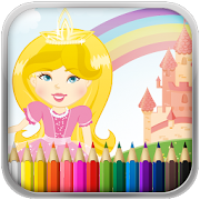 Coloring book for Girls  Icon