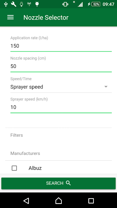 Android application ABCpontas screenshort