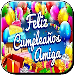 Cover Image of Baixar Feliz Cumpleaños Amiga 2.3 APK