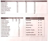 Hotel Nirab menu 2