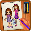 Télécharger Learn to Draw Lego Friends Characters Installaller Dernier APK téléchargeur