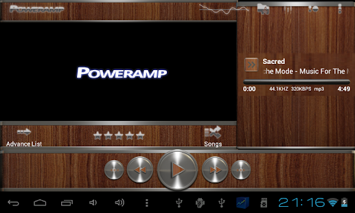 Download metal wood power amp skin apk