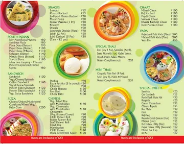 Haldiram's Prabhuji menu 