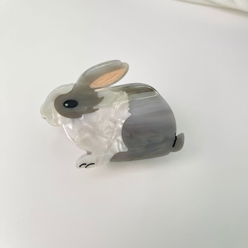 Title 4, Cute acetate rabbit clip barrette, perfect for ...