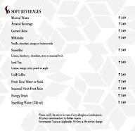 Tea Studio, Radisson Blu menu 2