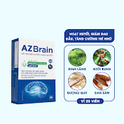 Hoạt Huyết Dưỡng Não Az Brain Giảm Đau Đầu, Mất Ngủ, Suy Nhược Thần Kinh, Tăng Tuần Hoàn Máu Não Grow Green Az (H/20V)