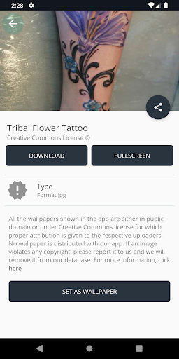 Tribal Flower Tattoo