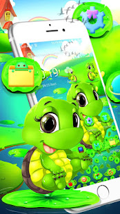 3D Cartoon Turtle Gravity Theme ? - náhled