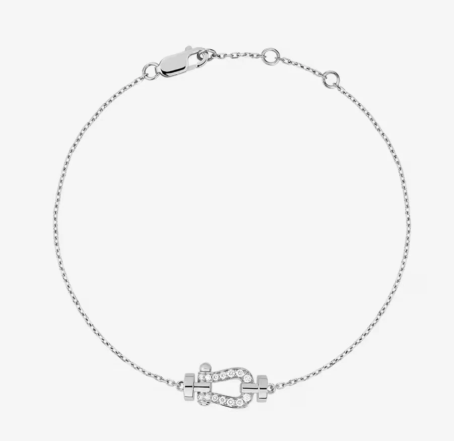 Franse S925 sterling zilveren hoefijzer ketting, voor geluk en stijl. Een elegant sieraad, perfect als dagelijks accessoire of cadeau.