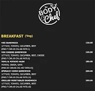 The Body Chef menu 1