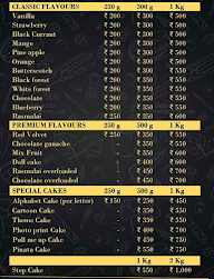 Shivshakti The Cakes And Bakers menu 1