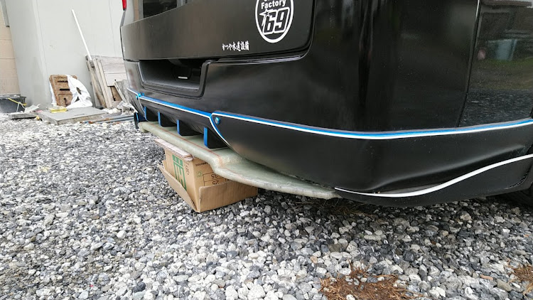 NV350キャラバンのDIY・エアロ製作・エアロ取付に関するカスタム事例の投稿画像5枚目