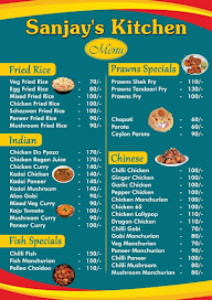 Sanjay's Kitchen menu 2