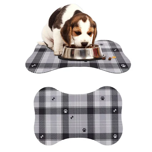 Waterproof Pet Placemat Dog Cat Food Mat Dog Feeding Mat Cat Dog Drinking Feeding Placemat Diatom mud Pet Bowl Pad Feed