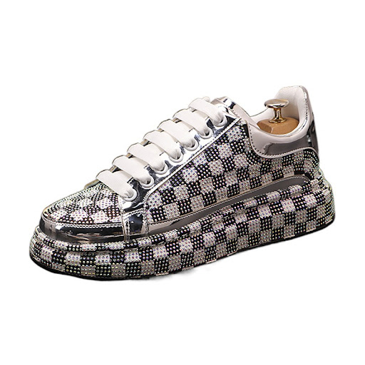 Title 6, Mens Fashion Platform Shoes with Rhinestones, ...