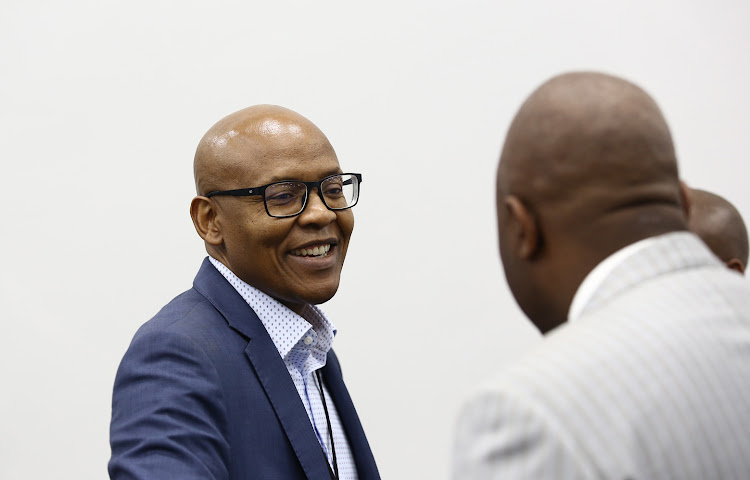 Former GCIS head Mzwanele Manyi at the state capture commission in Parktown, Johannesburg.