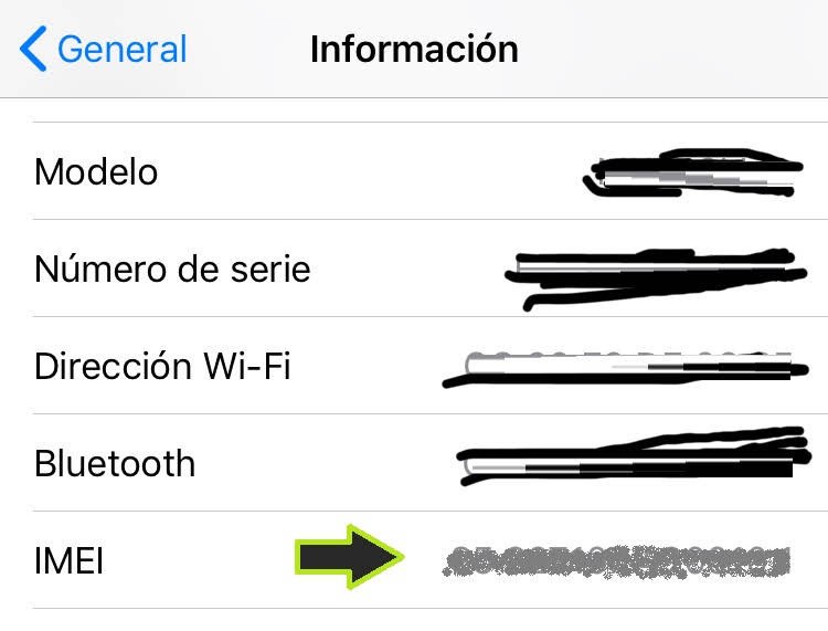 Informacion de iphone