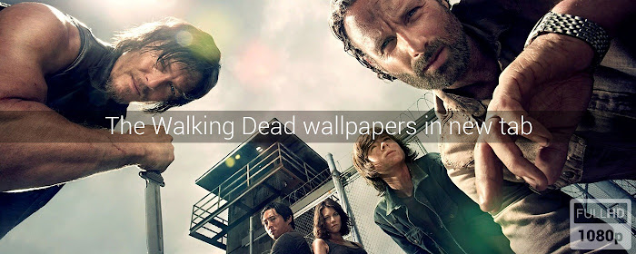 The Walking Dead Wallpapers New Tab marquee promo image