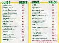 Sri Ganesh Pazhamudhir Nilayam menu 1