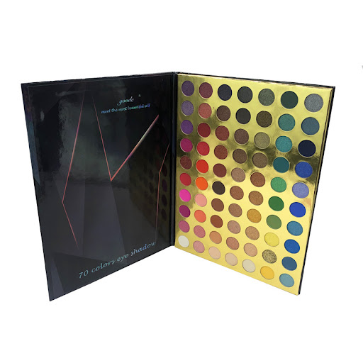 Title 2, 70 Color Eyeshadow Palette Multicolor Matte Pea...