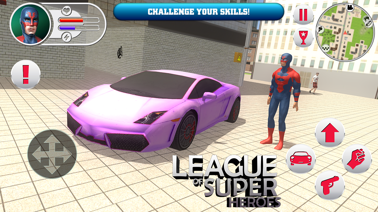   League of Super Heroes- 스크린샷 