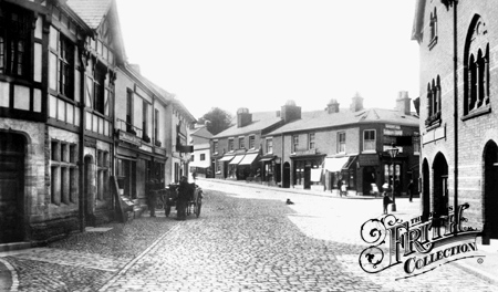 The village of Lymm, Cheshire, UK