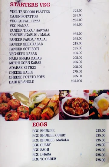 Hotel Darshan Towers - Amantran Restaurant menu 