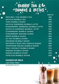 Bubble N Tea Asian Cafe menu 3