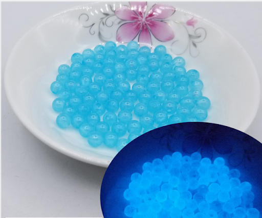 Title 4, 200 Pcs 6-12mm Glow In The Dark Acrylic Beads f...