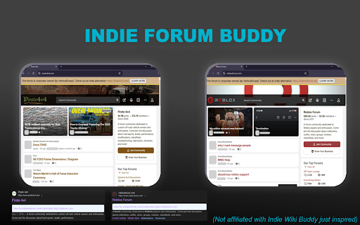Indie Forum Buddy
