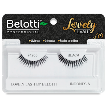 Pestañas Belotti Lovely Lash #1205 Indonesia x 1 und  