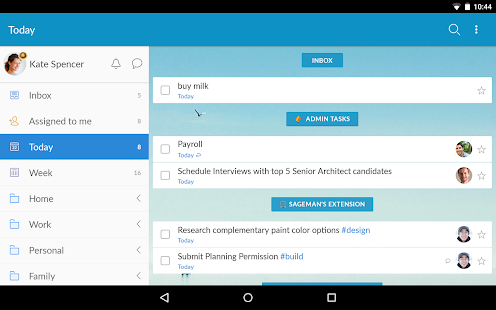 Wunderlist: To-Do List & Tasks Screenshot