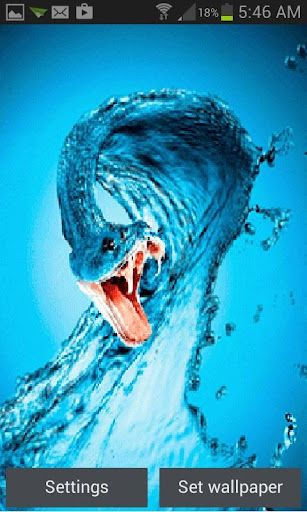 Water Cobra Live Wallpaper